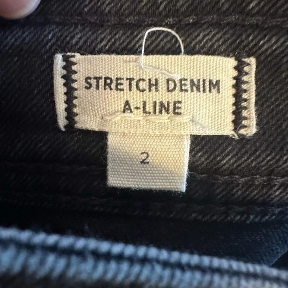 Madewell Black Denim Mini Skirt - Picture 7 of 7